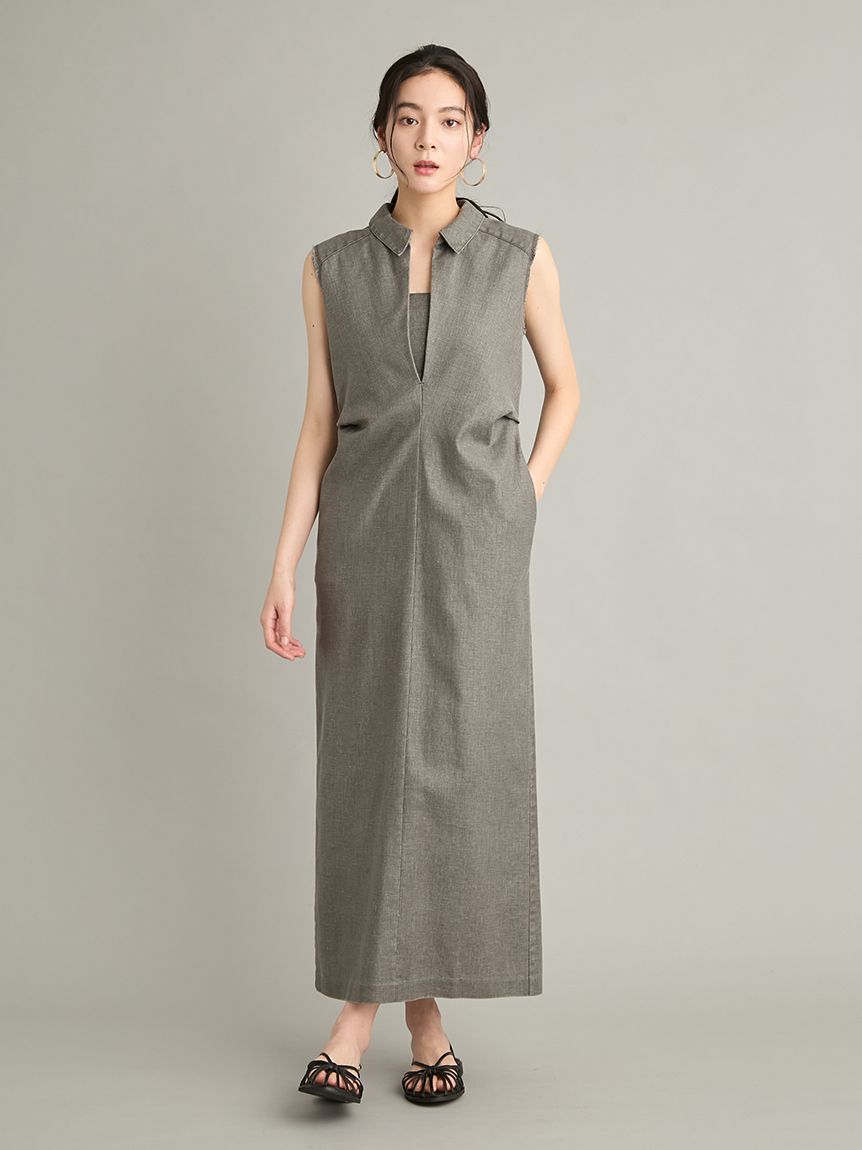 Mila Owen「スキッパーマキシワンピース」|ワンピース|GRY