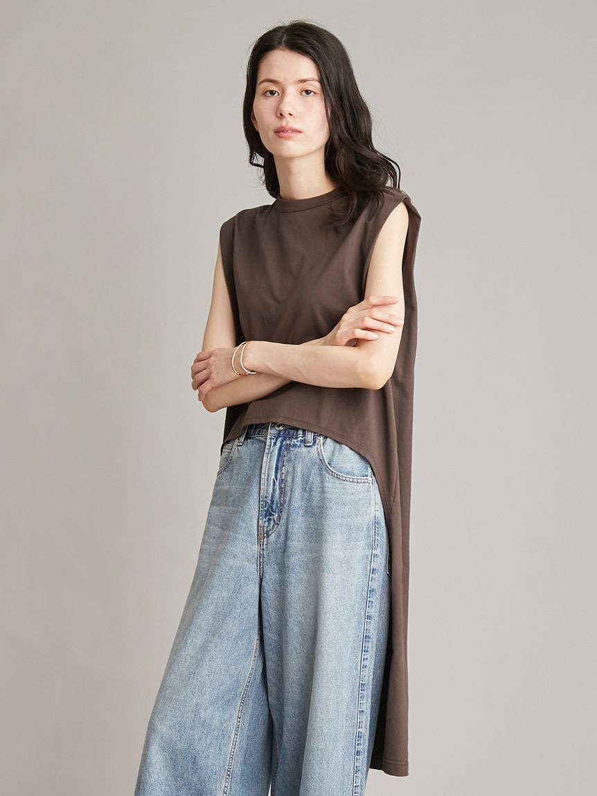 Mila Owen「【接触冷感】ノースリテールトップス」|Tシャツ・カットソー|DBRW