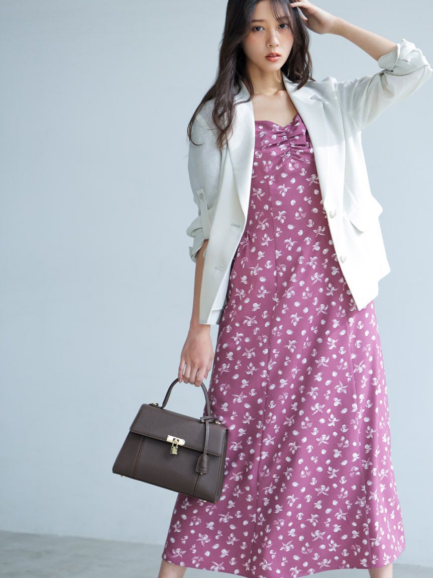 SNIDEL「【販路限定サイズあり】Sustainableフルーツプリントワンピース」|ワンピース|