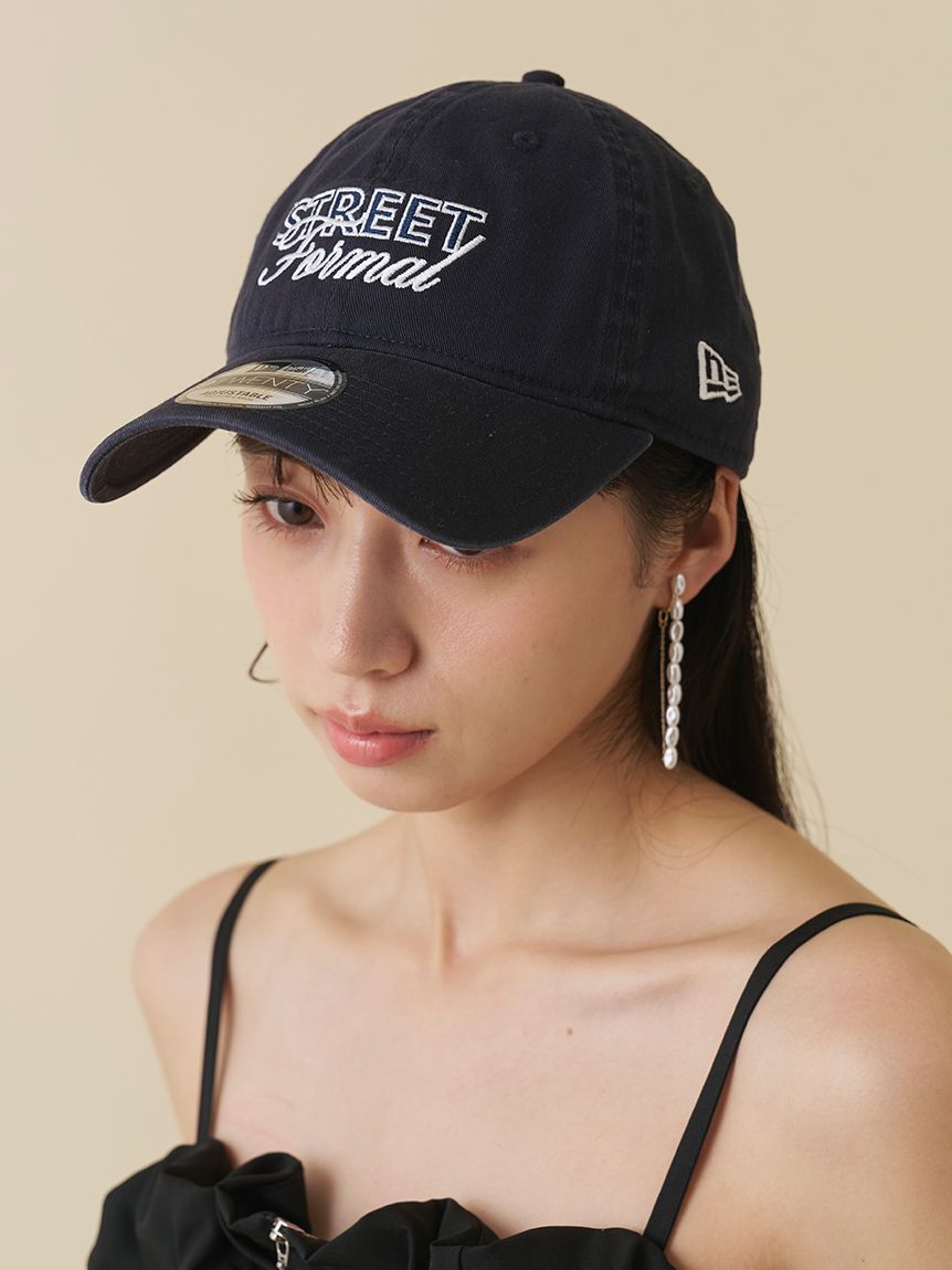 SNIDEL「【SNIDEL|NEW ERA(R)】ダブルロゴCAP」|キャップ・キャスケット|NVY