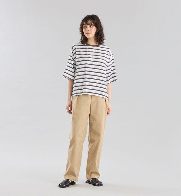 MACKINTOSH PHILOSOPHY「GREY LABEL マルチボーダーブラウス」|シャツ・ブラウス|
