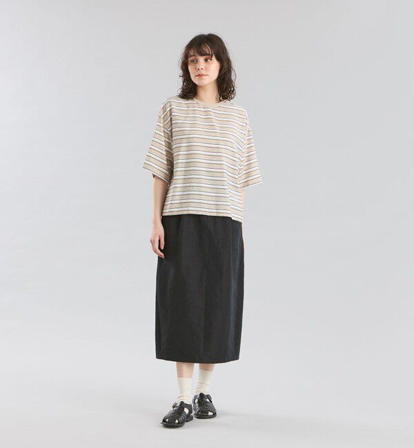 MACKINTOSH PHILOSOPHY「GREY LABEL マルチボーダーブラウス」|シャツ・ブラウス|