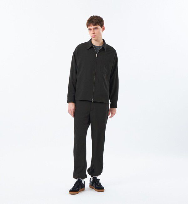 MACKINTOSH PHILOSOPHY「【WEEKENDER】 オーバーシャツハリントン ストライプ/ダンガリー」|ブルゾン・スタジャン|