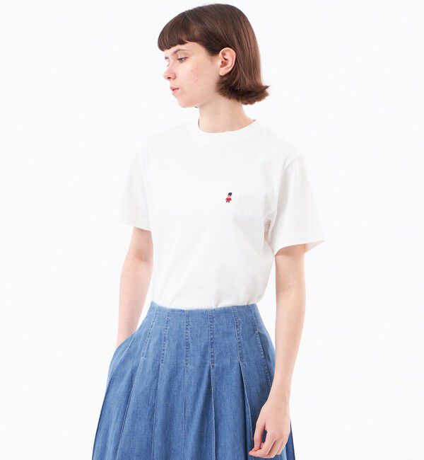 MACKINTOSH PHILOSOPHY「【WEB&一部店舗限定】バッキンガムベア ワッペンTシャツ」|Tシャツ・カットソー|オフホワイト