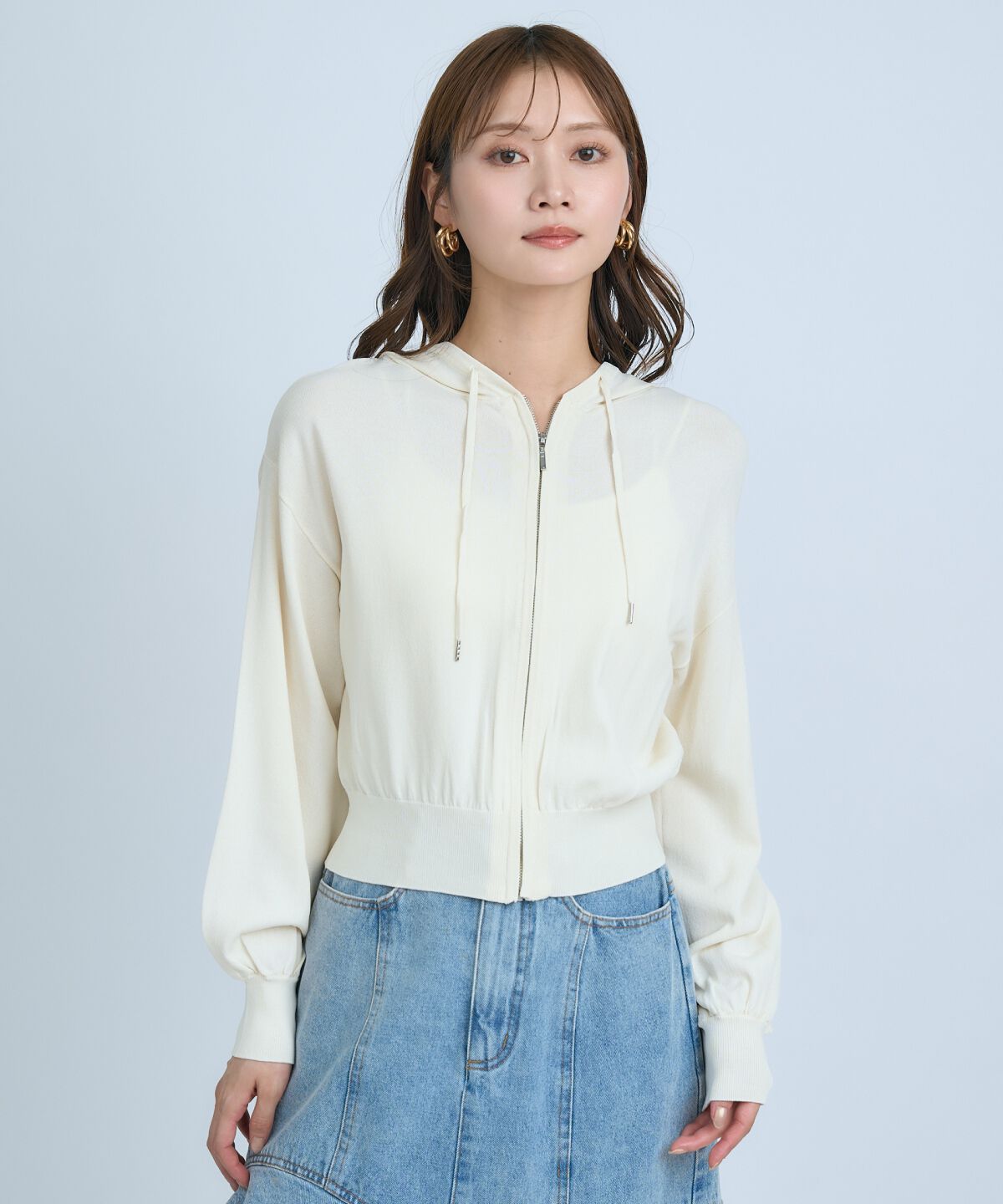 アンドクチュール「UVカットZIPパーカー」|パーカー|