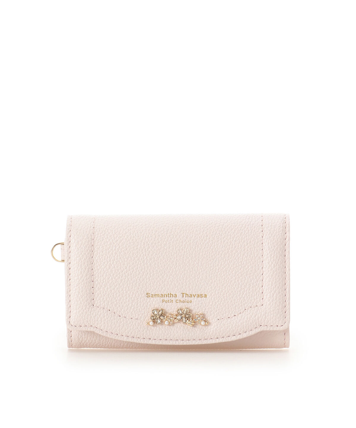 Samantha Thavasa Petit Choice「ラメフラワービジュー キーケース」|キーケース|