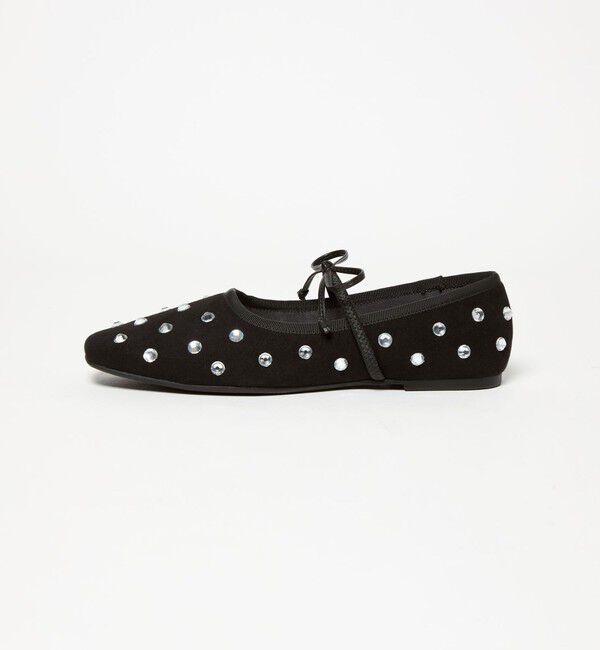SY UNITED ARROWS「＜SY＞ マルチビジューバレエ フラット10&uarr;」|バレエシューズ|