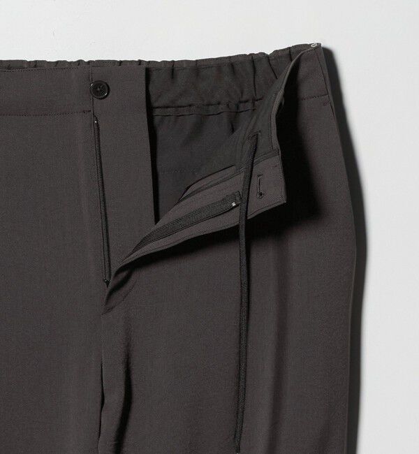BEAUTY&YOUTH UNITED ARROWS「トリクシオン/TRIXION シャンブレー 1P テーパード スラックス NO.5 セットアップ対応 ウォッシャブル」|チノ|