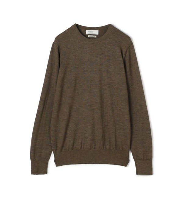 TOMORROWLAND MENS「TOMORROWLAND tricot スーパーカシミヤ クルーネックプルオーバー」|ニット・セーター|45 キャメル