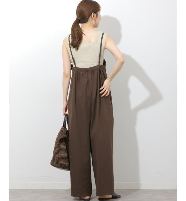JOURNAL STANDARD relume「ジャージーギャザーサロペット」|オールインワン|