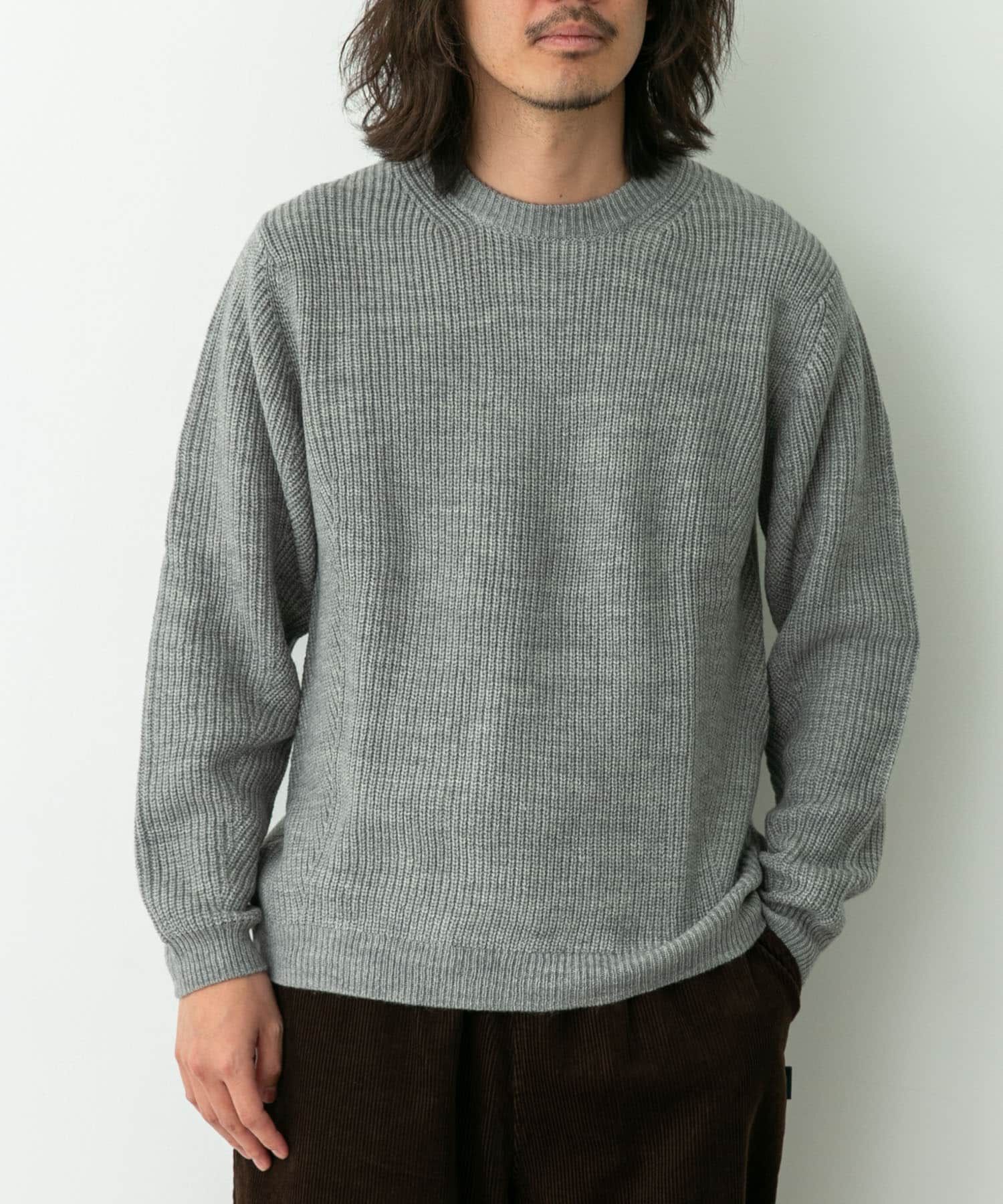 Sonny Label 「ウォッシャブルウール混クルーネックニット」|ニット・セーター|