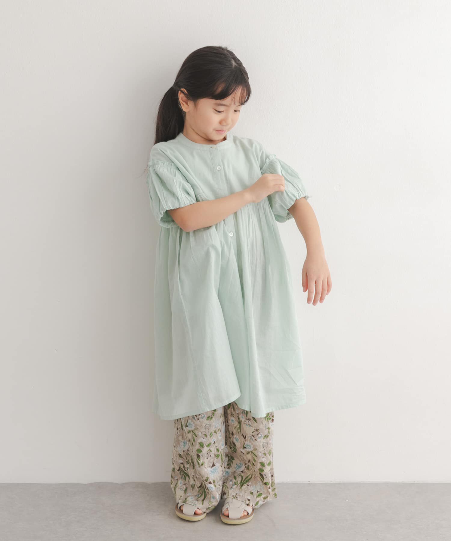 URBAN RESEARCH DOORS「『親子リンク』フラワープリントイージーパンツ(KIDS)」|その他|