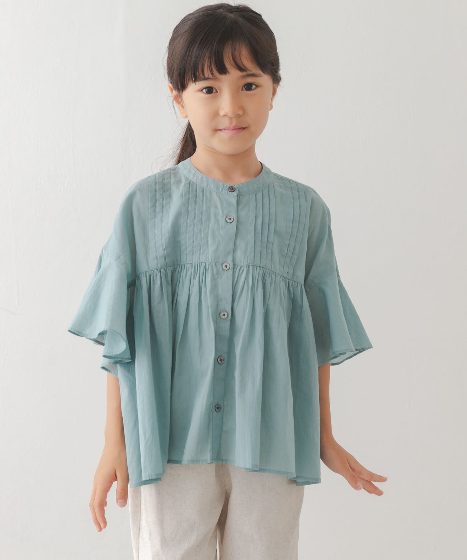 URBAN RESEARCH DOORS「『親子リンク』コットンボイルピンタックブラウス(KIDS)」|その他|