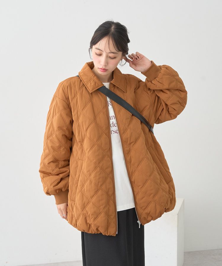 earth music&ecology「【WEB限定】ダブルステッチキルティングコート」|その他|