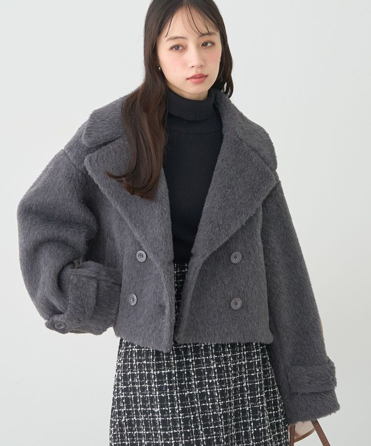 earth music&ecology「【WEB限定】シャギーショートコート」|その他|