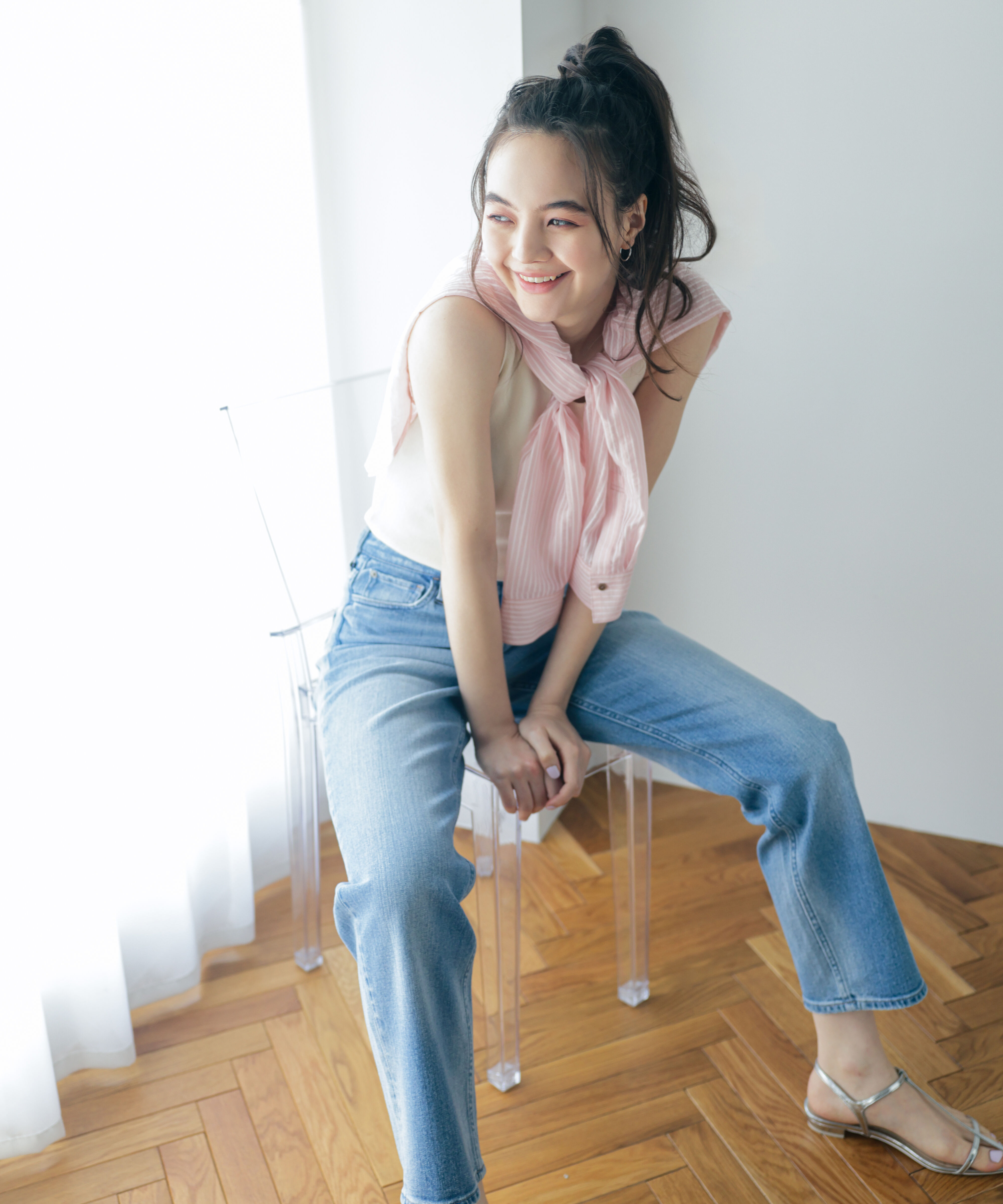  「〈N.〉ハイライズストレートデニムパンツ」|その他|