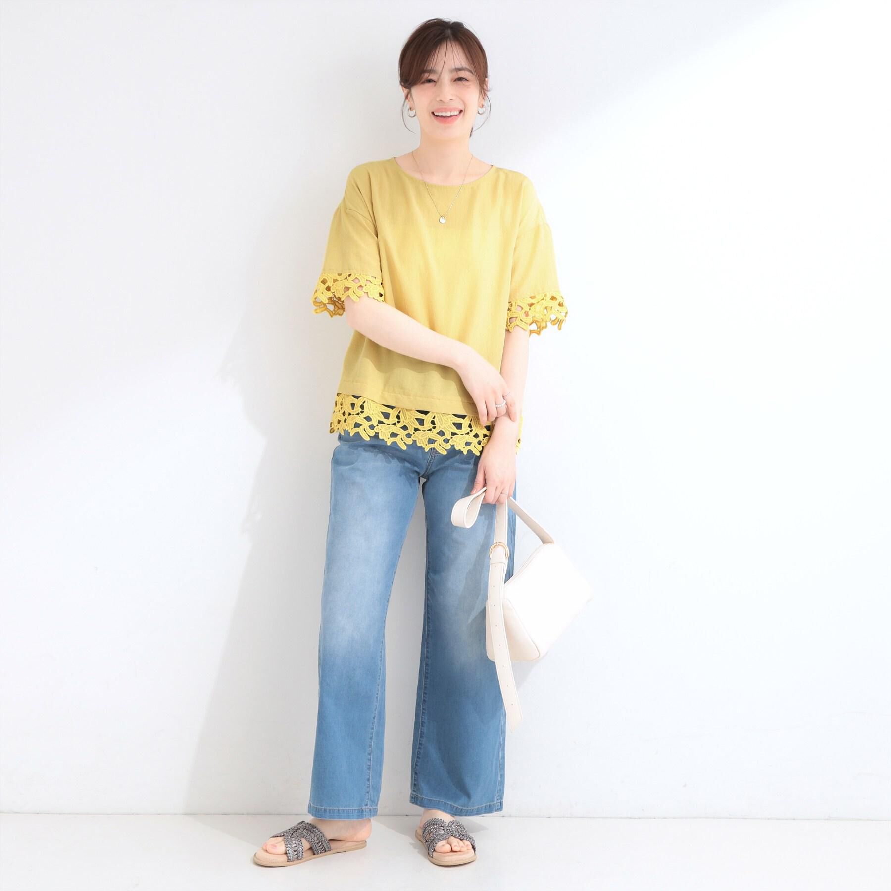 SHOO･LA･RUE「【SHOO・LA・RUE DENIM/SS-LL】程よい厚みの ストレートデニムパンツ（10.5オン」|デニム|