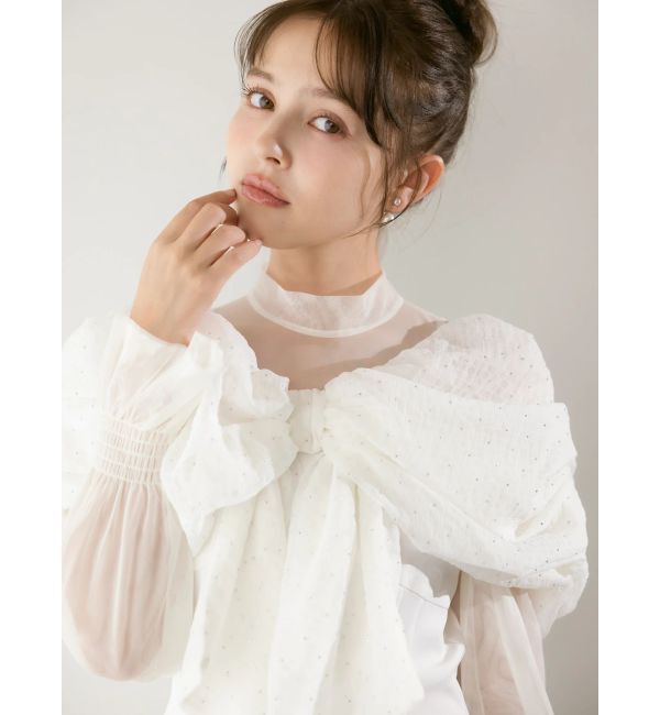 dazzlin「【追加生産分】ビッグリボンドレス」|ドレス|