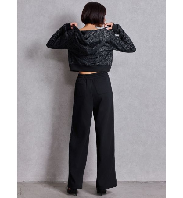 GYDA「GG chain glitter print straightパンツ」|その他|