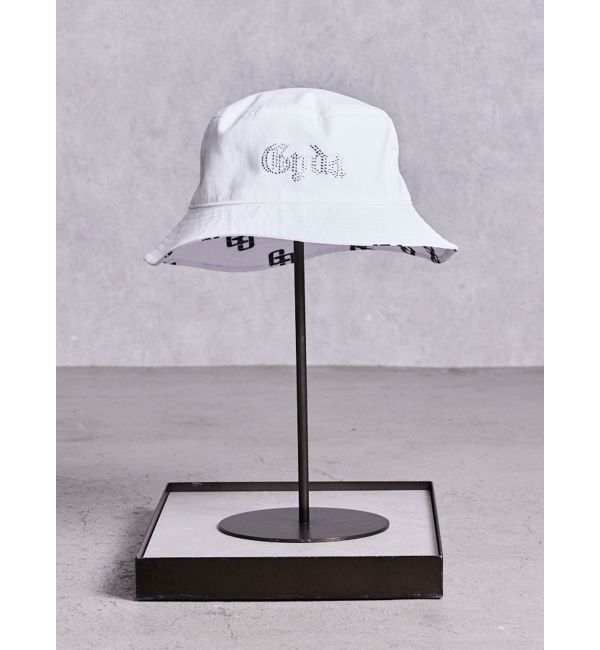 GYDA「GG PATTERNリバーシブルバケットHAT」|ハット|オフホワイト