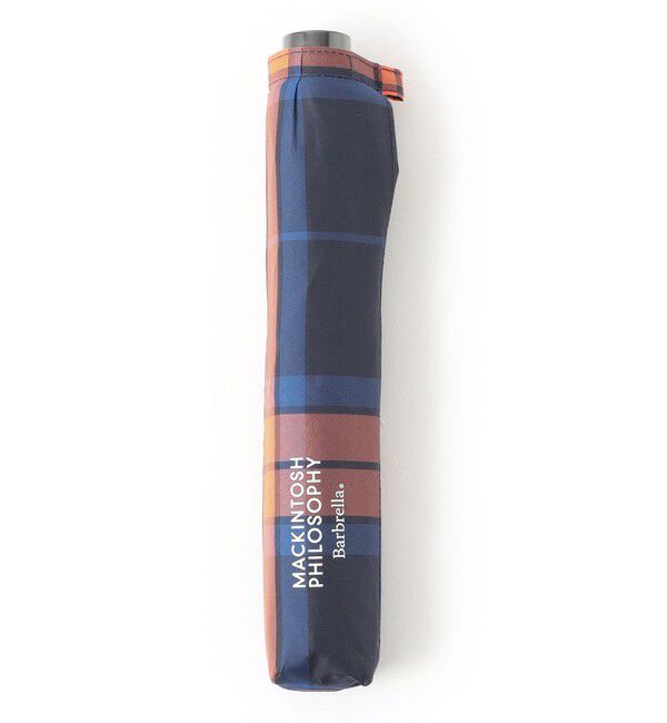 MACKINTOSH PHILOSOPHY「【WEB&一部店舗限定】バーブレラ チェック 60cm」|傘|ネイビー