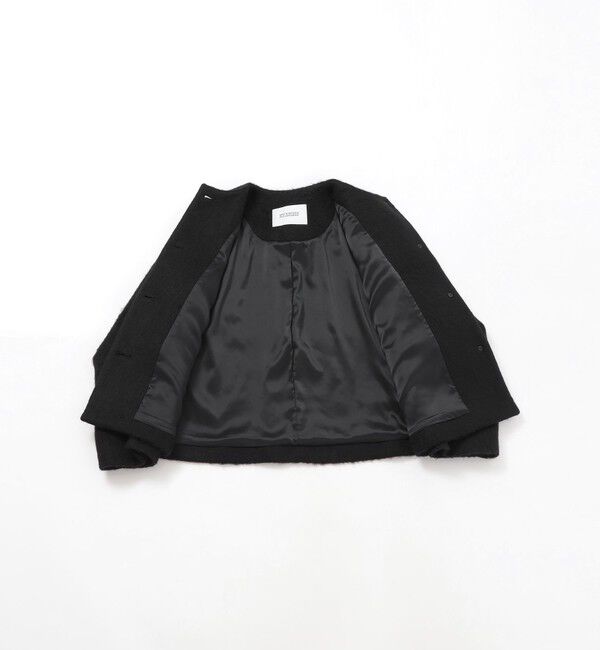 MACKINTOSH PHILOSOPHY「【WELBURY NO COLLAR SHORT(ウェルベリーノーカラーショート)】ウールシャギー製」|その他|