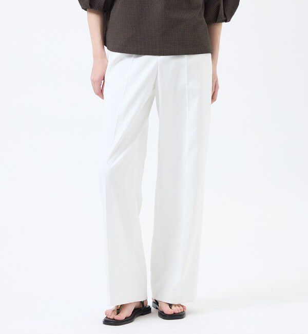 MACKINTOSH PHILOSOPHY「【MP STANDARD TROUSERS 001 WIDE FIT】DRY OXFORD製」|その他|オフホワイト