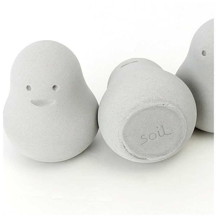BACKYARD FAMILY「珪藻土 soil 通販 下駄箱 消臭 だるま 直径53&times;高さ70mm ソイル SOIL soil」|シューケア|