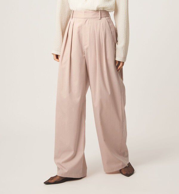 UNITED ARROWS green label relaxing「【WEB限定】＜at ease＞オルマイ スラックス ストレッチ UVカット」|スラックス|