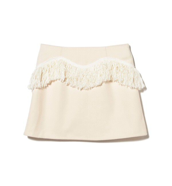 Ray BEAMS 「GHOSPELL / Soliha Fringe Skirt」|スカート|