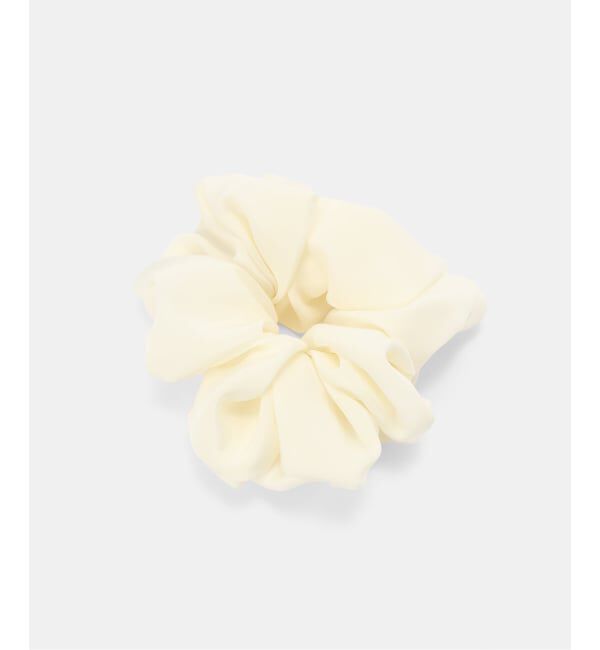 SLOBE IENA「A Bronze Age/ブロンズエイジ SILKシュシュ/WHITE OVERSIZED SILK SCRUNCHIE」|その他|