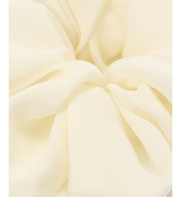 SLOBE IENA「A Bronze Age/ブロンズエイジ SILKシュシュ/WHITE OVERSIZED SILK SCRUNCHIE」|その他|