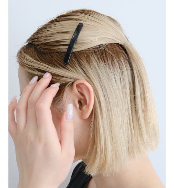 IENA LA BOUCLE「MERRMA メルマ BARRETTE BARRE」|その他|ブラック