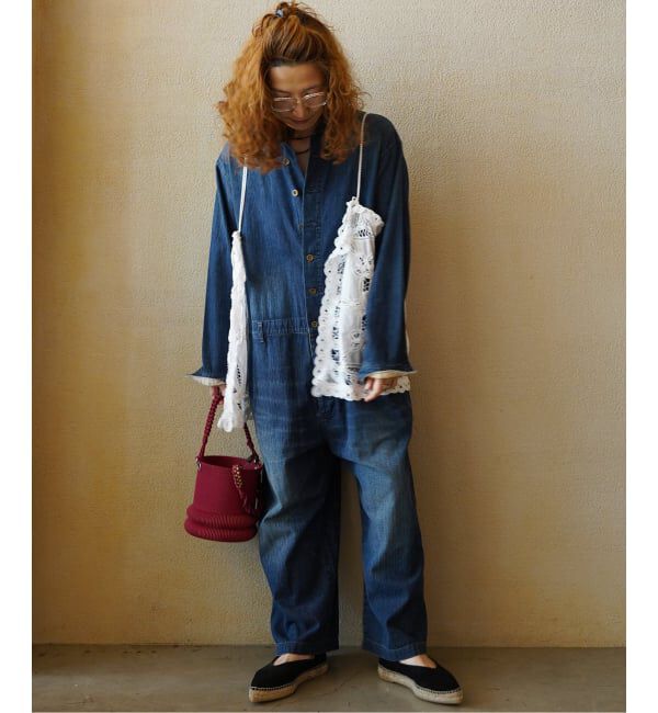journal standard luxe「8OZデニムテーパーオールインワン」|オールインワン|