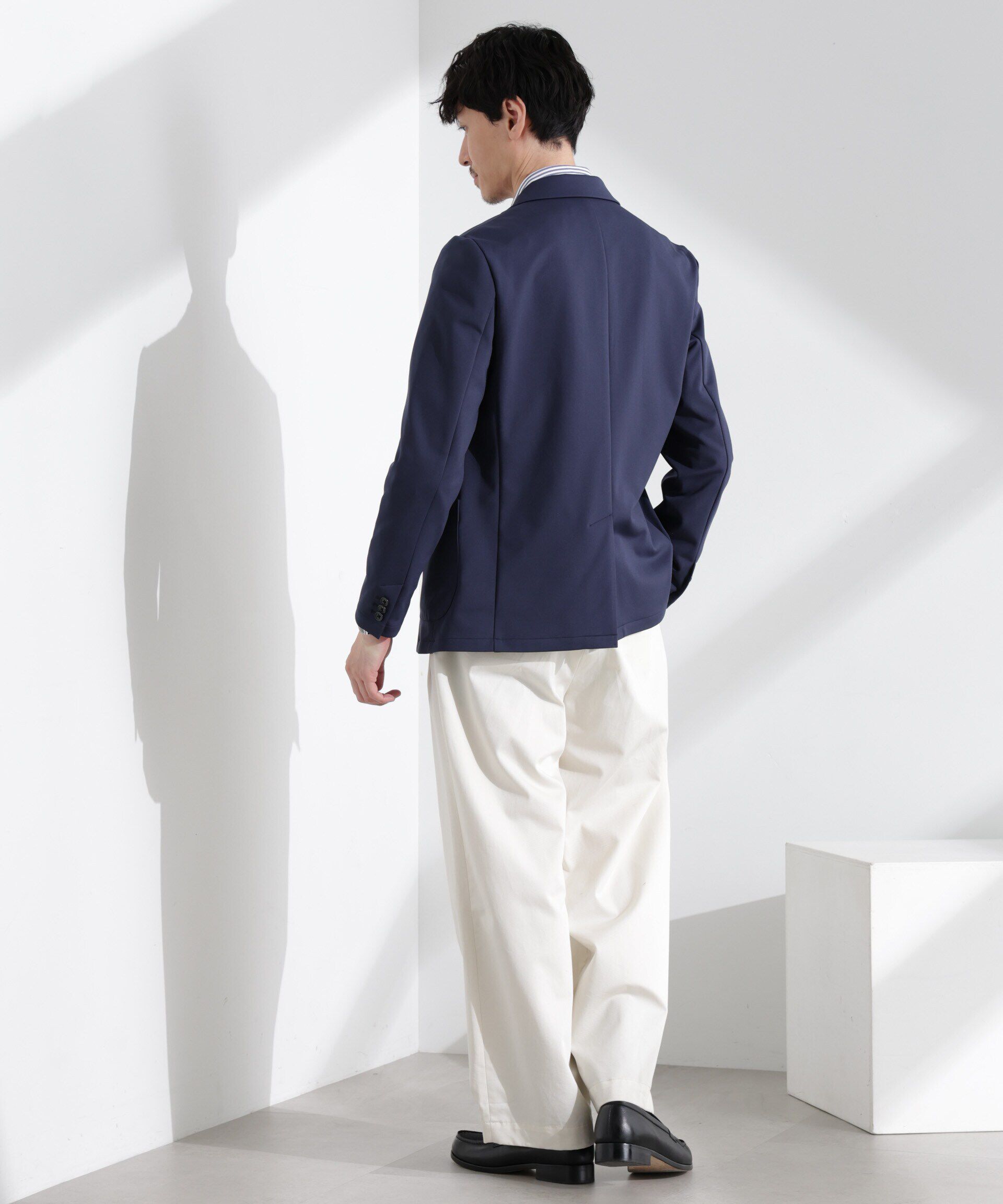 nano･universe「「N JACKET BASIC」TEXBRID(R)ポンチストレッチジャケット(セットアップ可)」|スーツ|