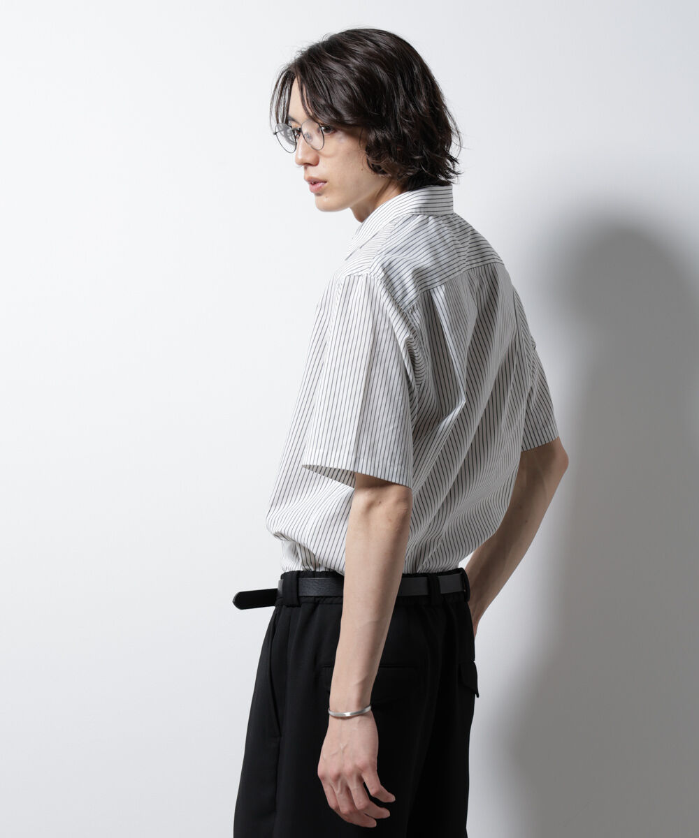 NANO universe「「ICE FLOW LINEN」バリエーションシャツ 半袖」|シャツ・ブラウス|