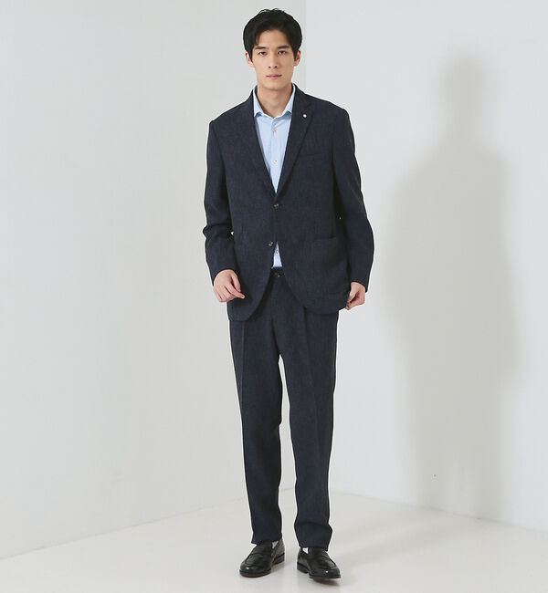 ABAHOUSE「【セットアップ対応/FLEX JACKET】サマーツイード ジャケット / サマ」|テーラードジャケット|