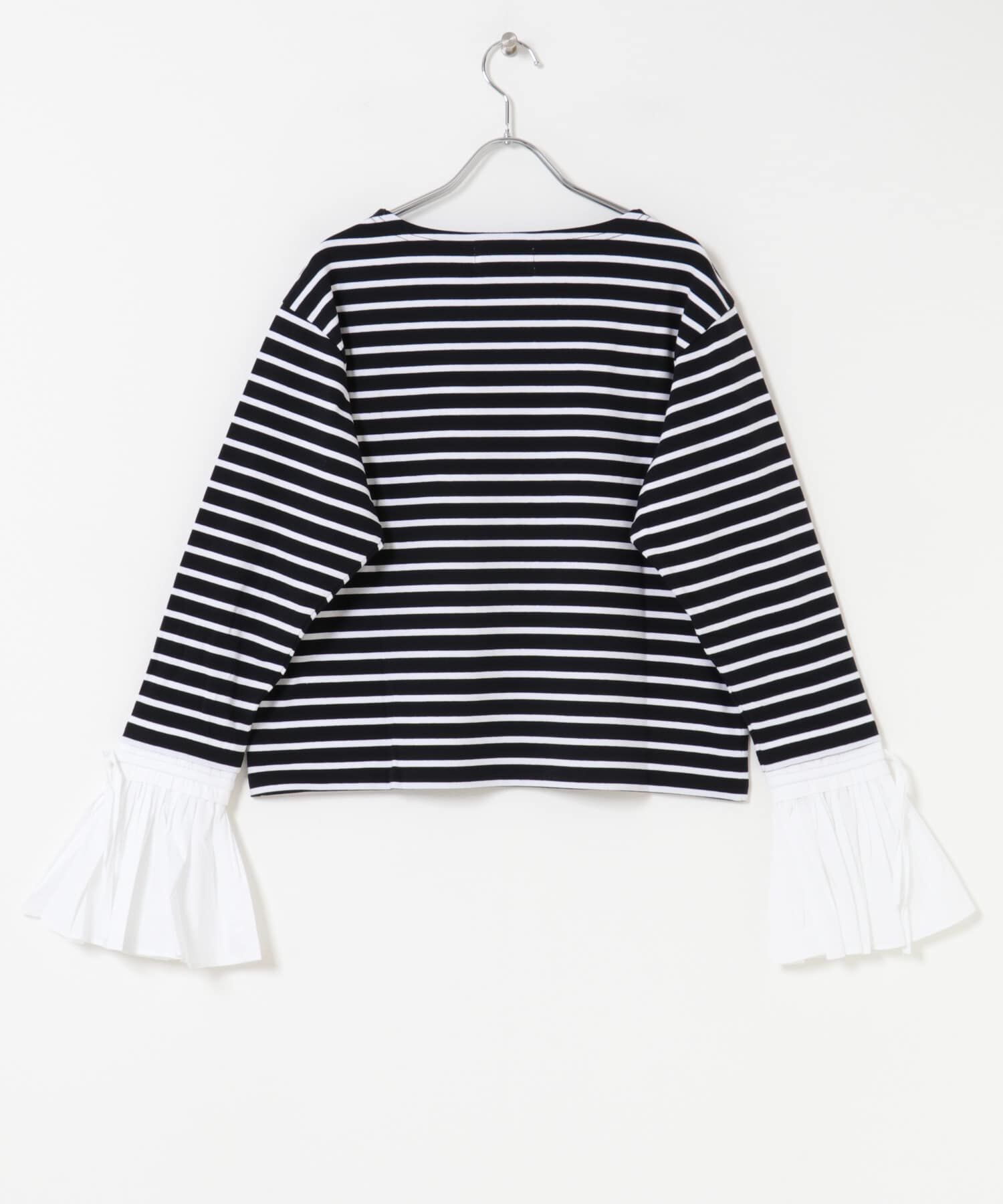 URBAN RESEARCH ROSSO「Mewl　シャツスリーブボーダーTOPS」|Tシャツ・カットソー|