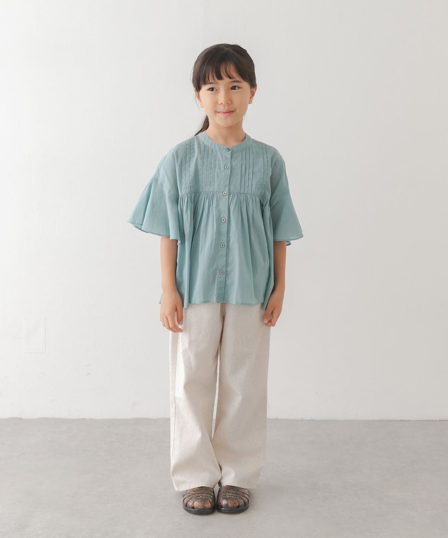 URBAN RESEARCH DOORS「『親子リンク』コットンボイルピンタックブラウス(KIDS)」|その他|