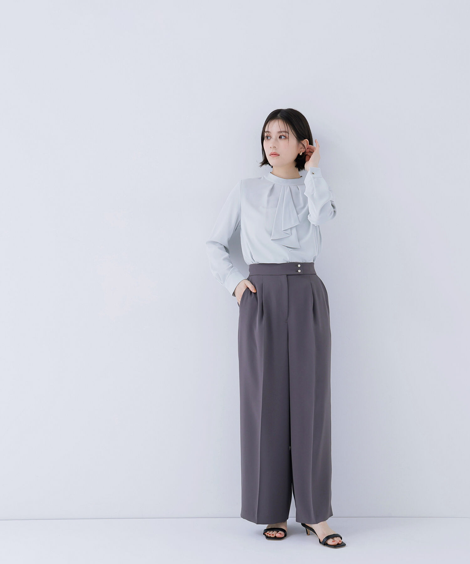  「メタルポイントワイドパンツ」|その他|