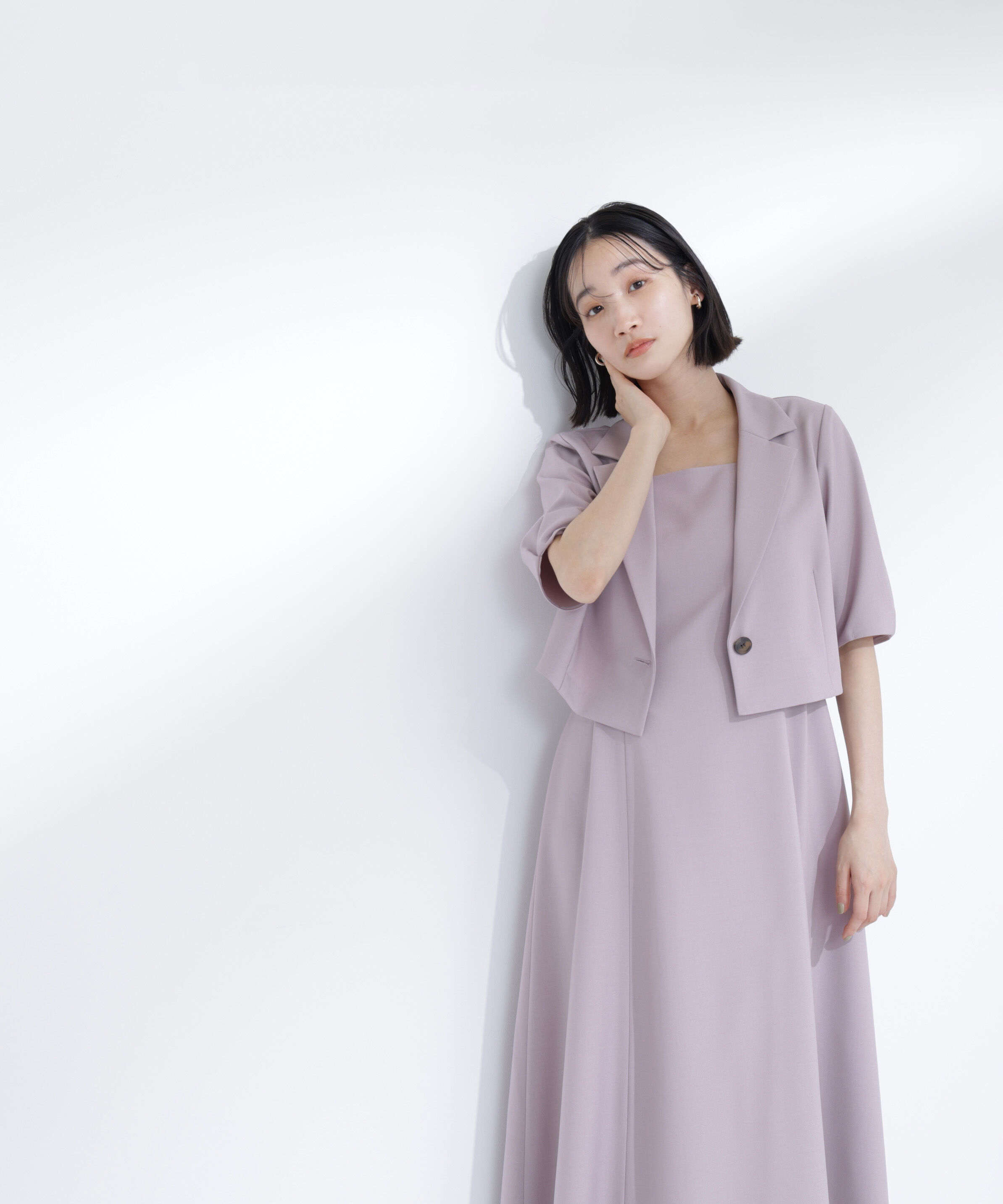  「ショートジャケット＆ワンピース」|ワンピース|