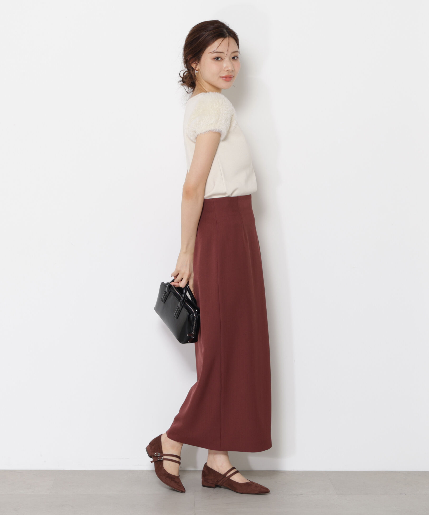 PROPORTION BODY DRESSING「＜ハンドウォッシャブル＞ドッキングスリーブニット」|ニット・セーター|