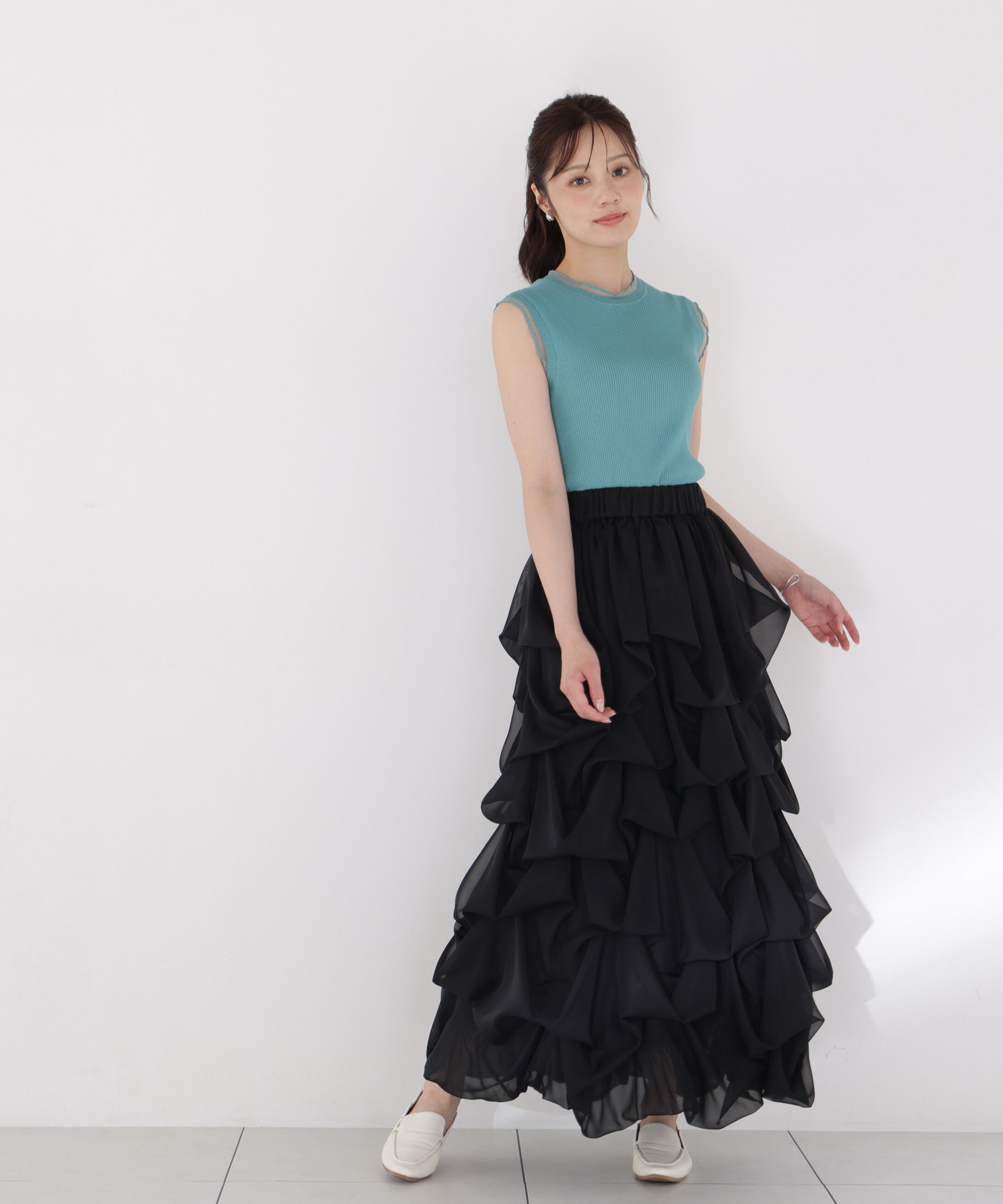PROPORTION BODY DRESSING「＜山内ともなさんコラボ＞タックバルーンスカート 26SS」|スカート|