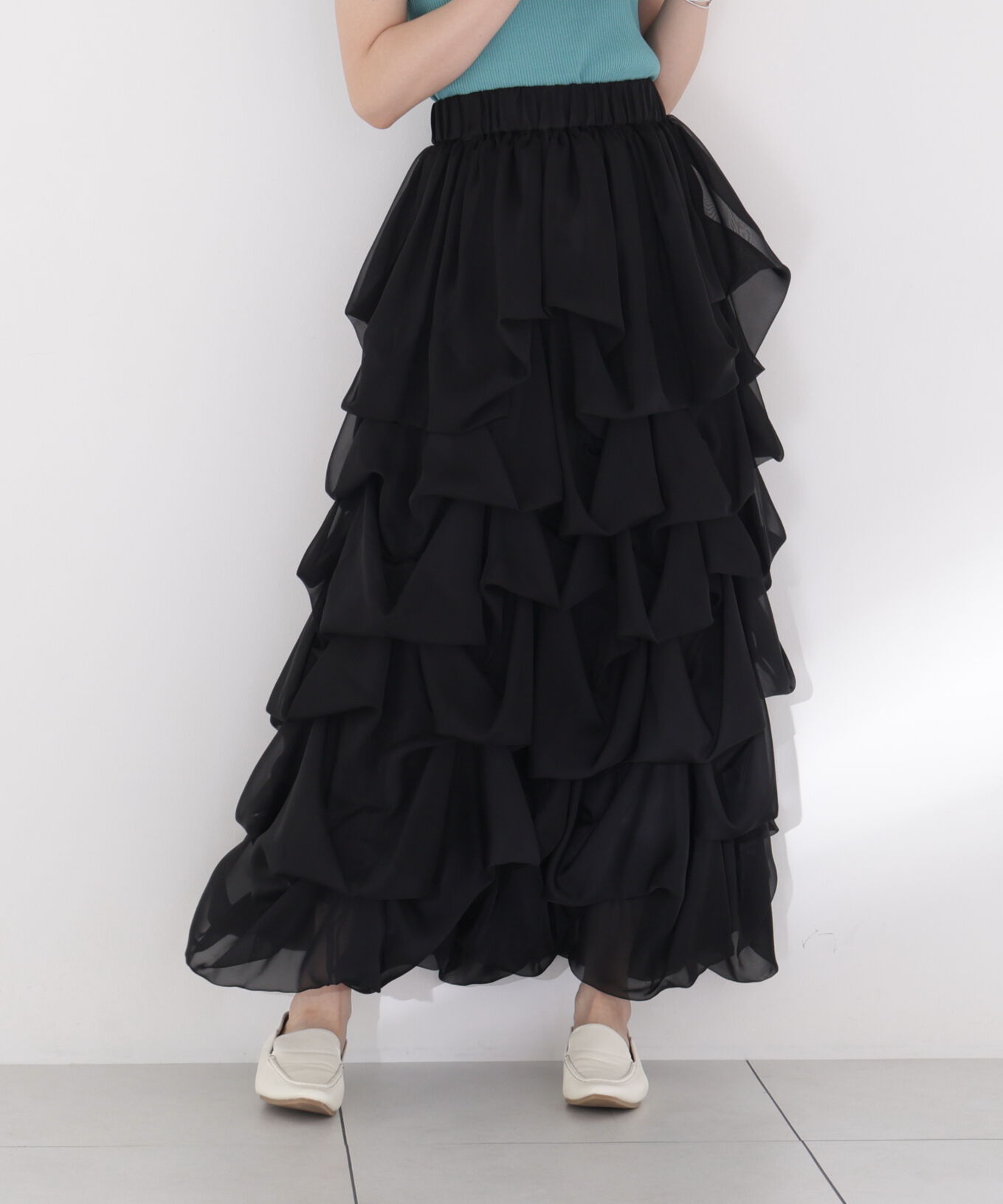 PROPORTION BODY DRESSING「＜山内ともなさんコラボ＞タックバルーンスカート 26SS」|スカート|