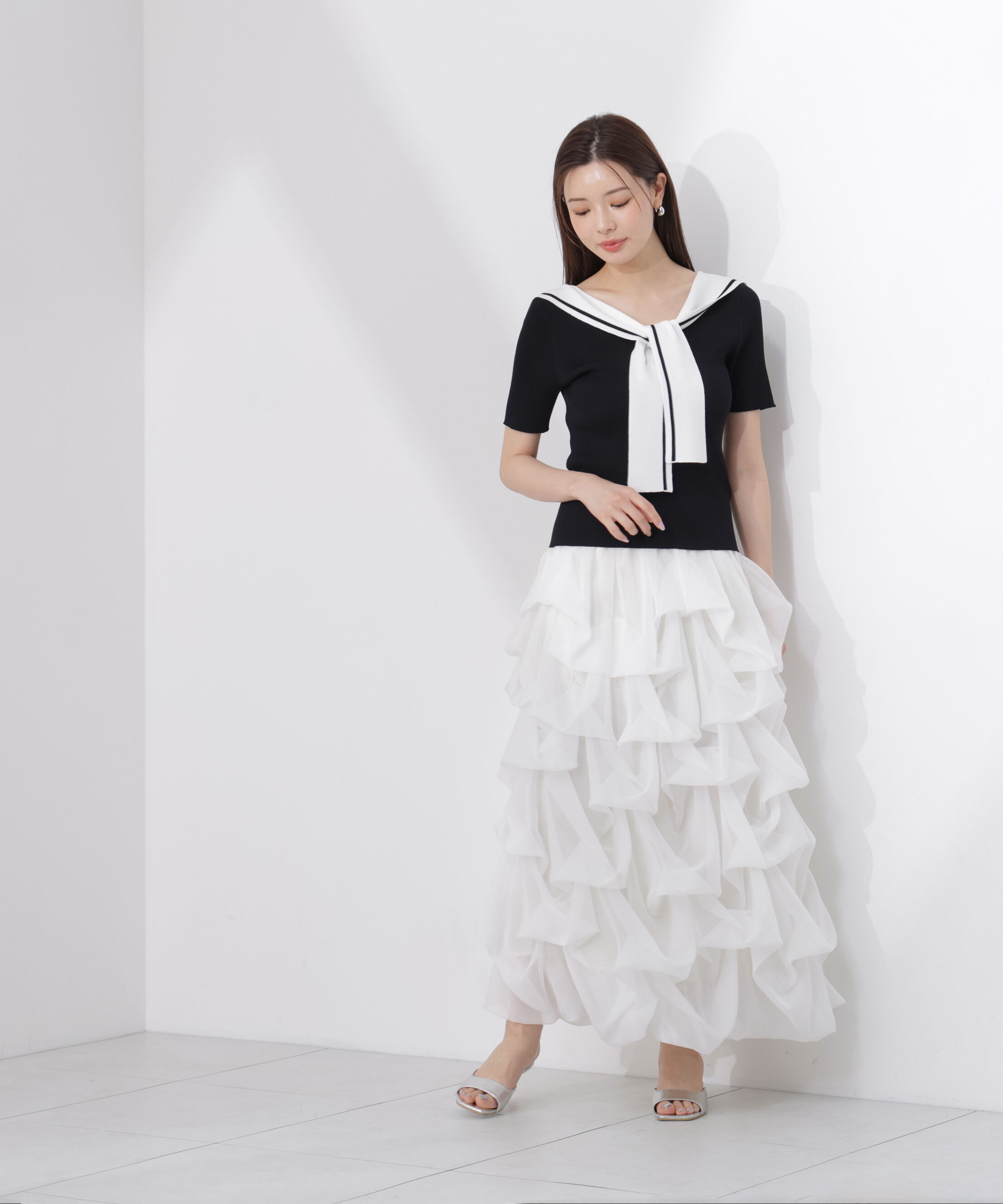 PROPORTION BODY DRESSING「＜山内ともなさんコラボ＞タックバルーンスカート 26SS」|スカート|