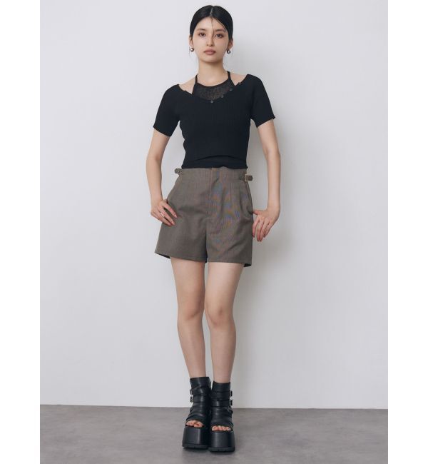 MURUA「サイドベルトショートパンツ【セットアップ着用可】」|その他|