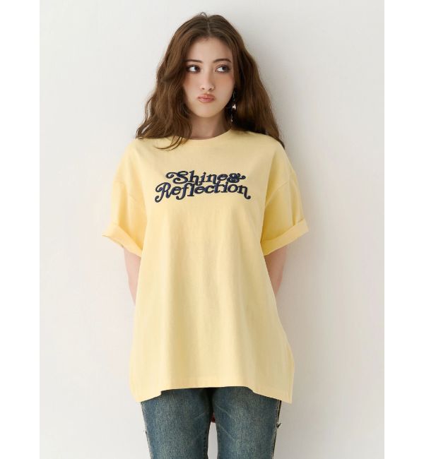 EVRIS「Shine Reflecthion Tシャツ」|Tシャツ・カットソー|イエロー