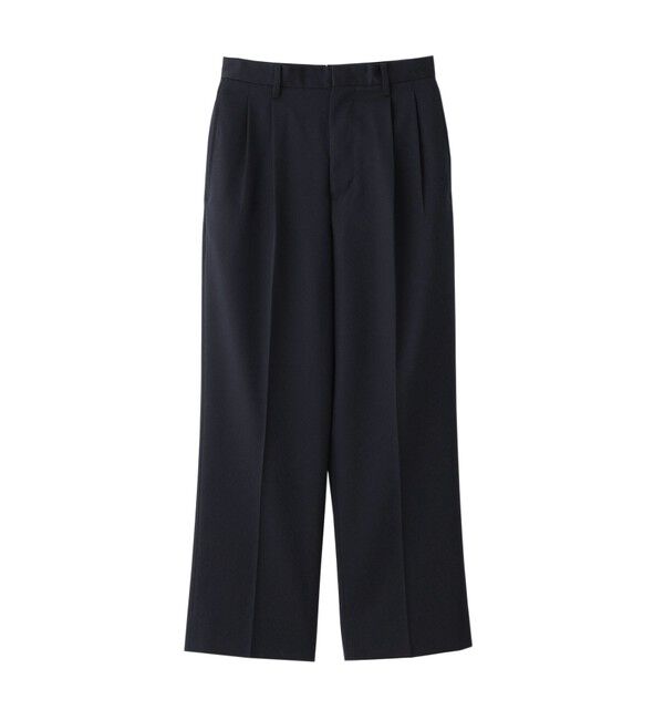 MACKINTOSH PHILOSOPHY「GREY LABEL プリーツパンツ」|スラックス|ネイビー