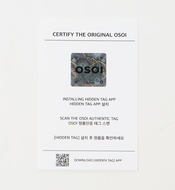 OSOI「＜OSOI＞EGG MINI STMP バッグ」|ショルダー・メッセンジャー|