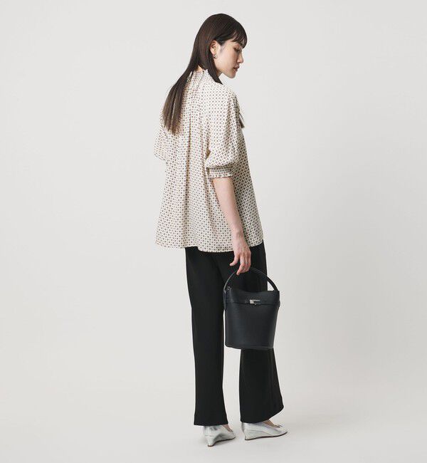 UNITED ARROWS「シャーリング ハイネック シャツ ブラウス」|シャツ・ブラウス|